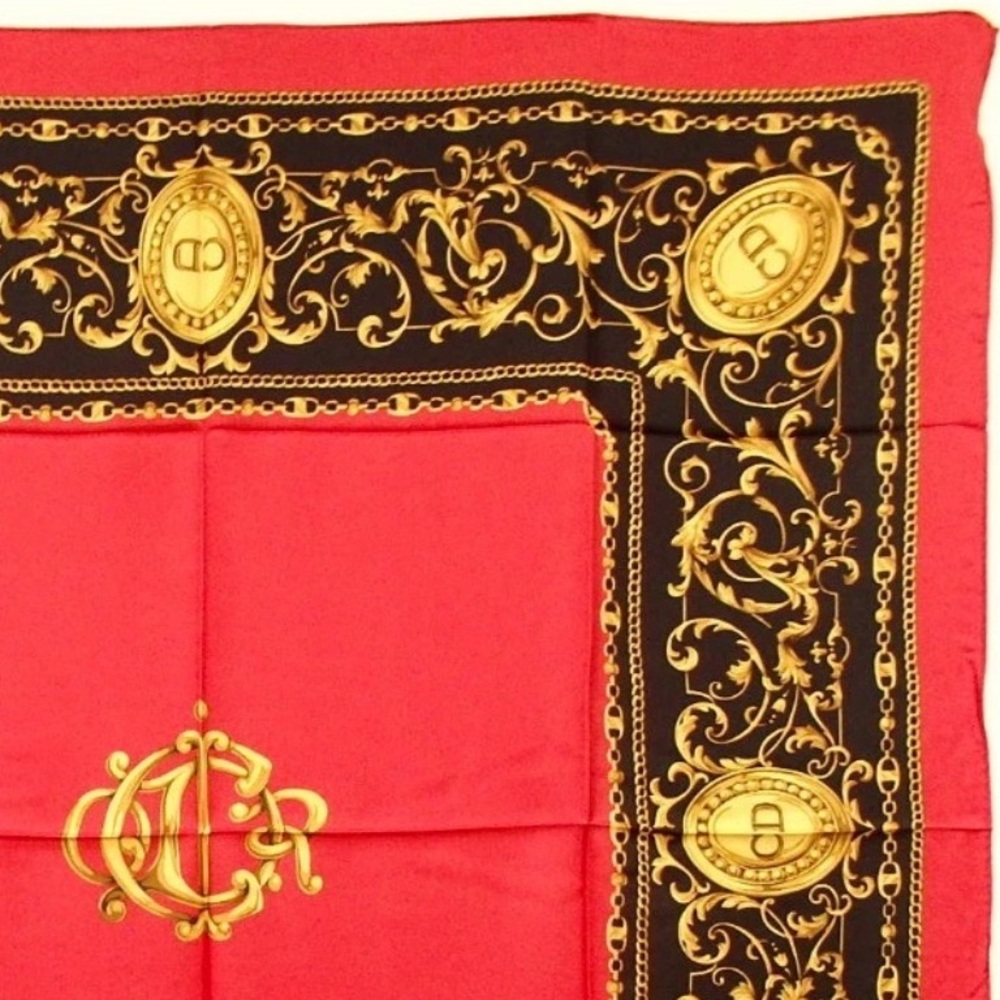 NWT DIOR Signature Logo Silk Scarf 😍❤️ - Picture 13 of 15